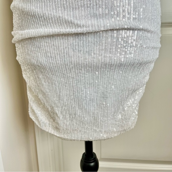 Hello Molly Frequent The Club Dress White Sz 6 - Picture 6 of 16